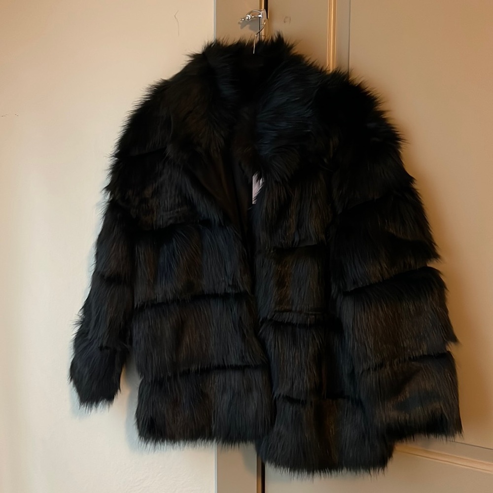 NWT FAUX Fur Coat